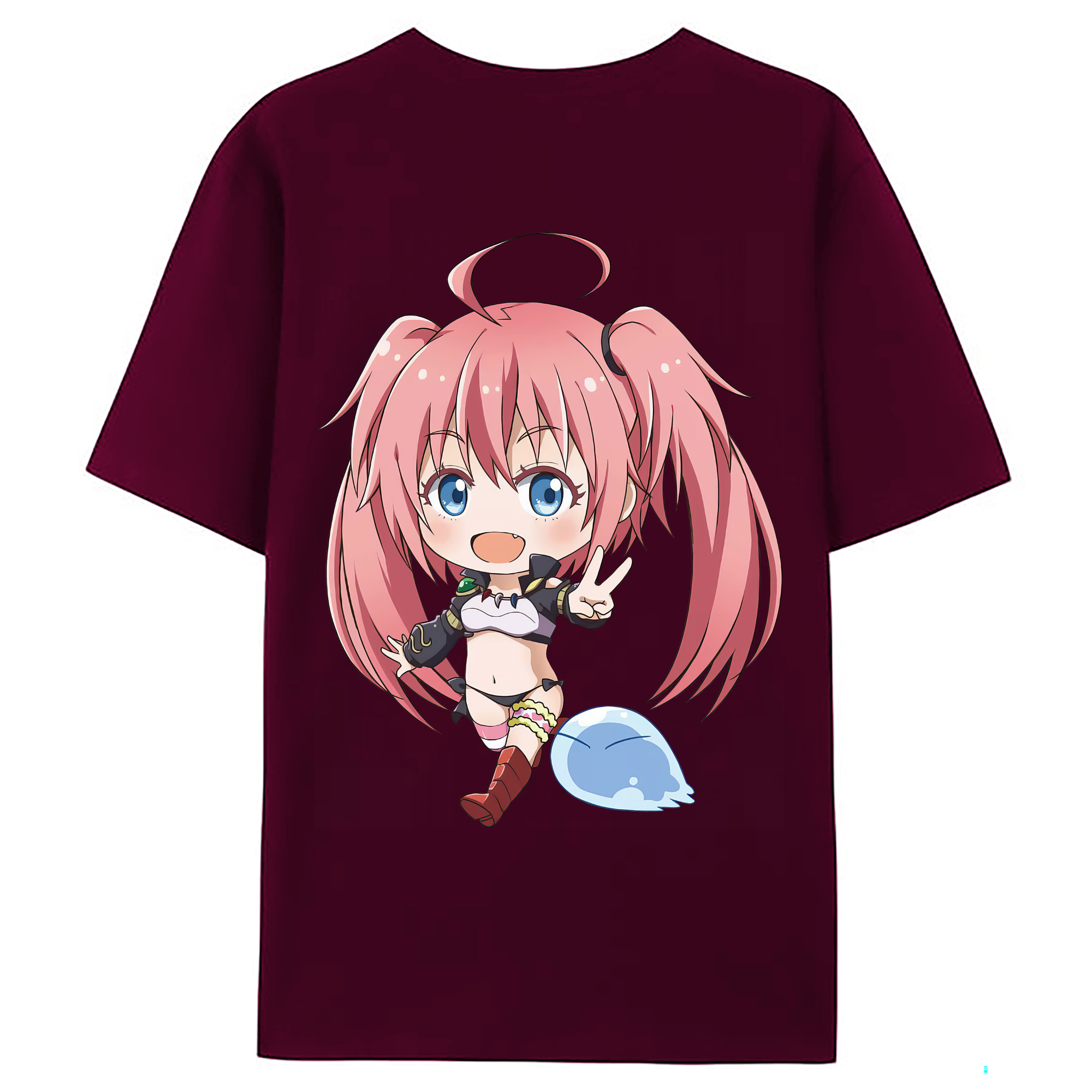 （画像用） 転スラ Regarding Reincarnated to Slime レディース半袖Tシャツ(バックプリント)